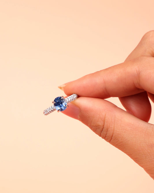 Periwinkle Sapphire Ring