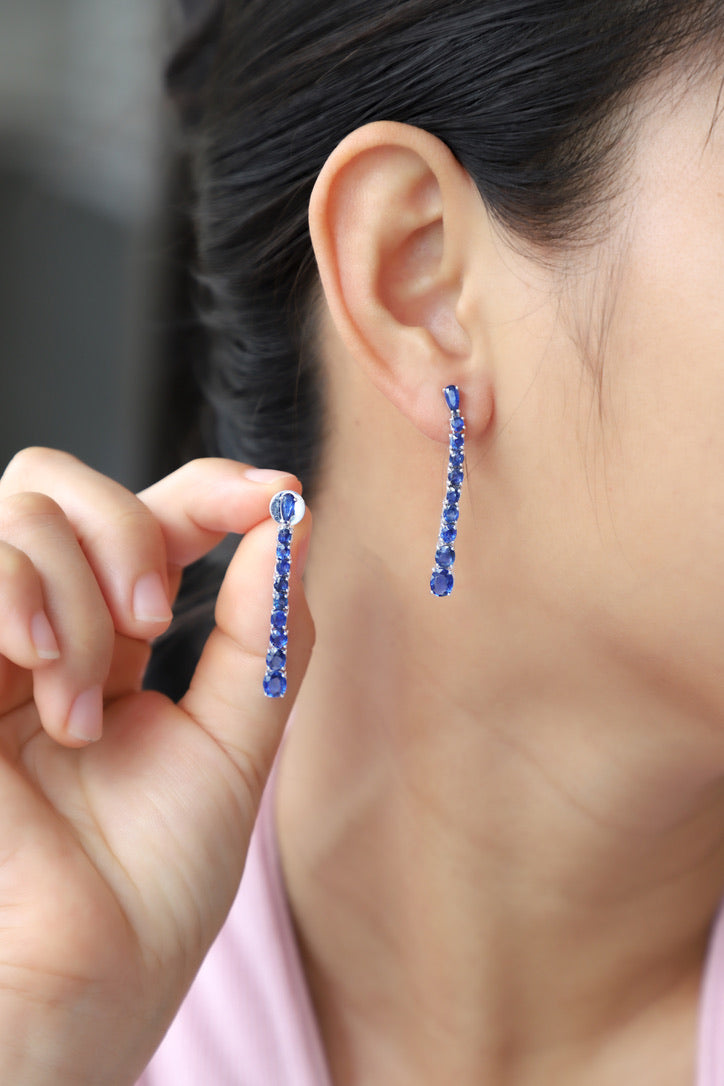 Sapphire Dangles